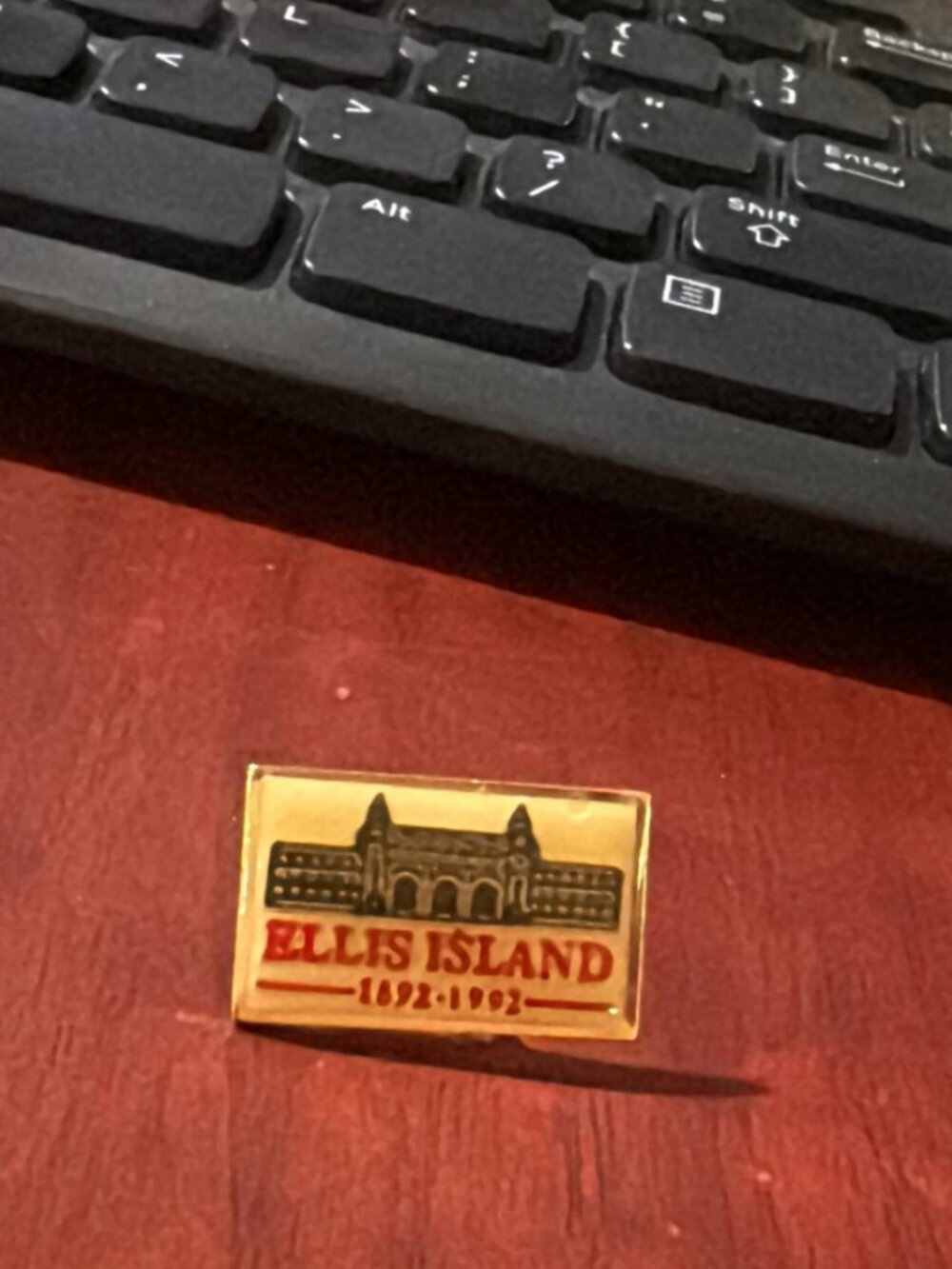 Ellis Island 1892–1992 Commemorative Pin